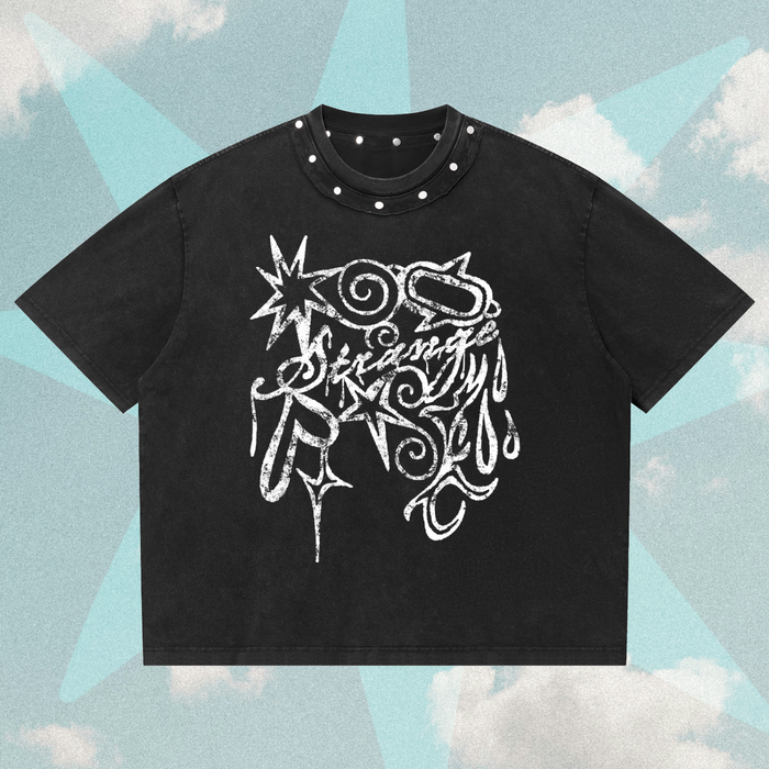 Pretty Strange Studded Graphic Tee