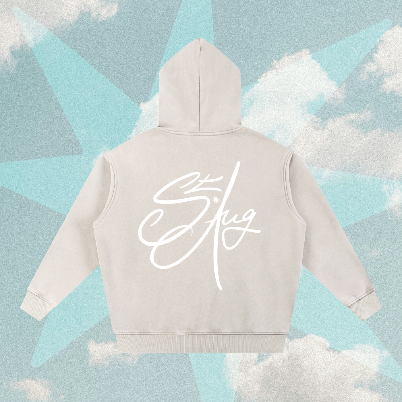 Saint Star Oversized Snow Wash Hoodie