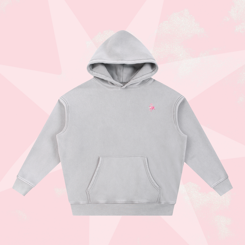 Saint Graphic Oversized Snow Wash Hoodie