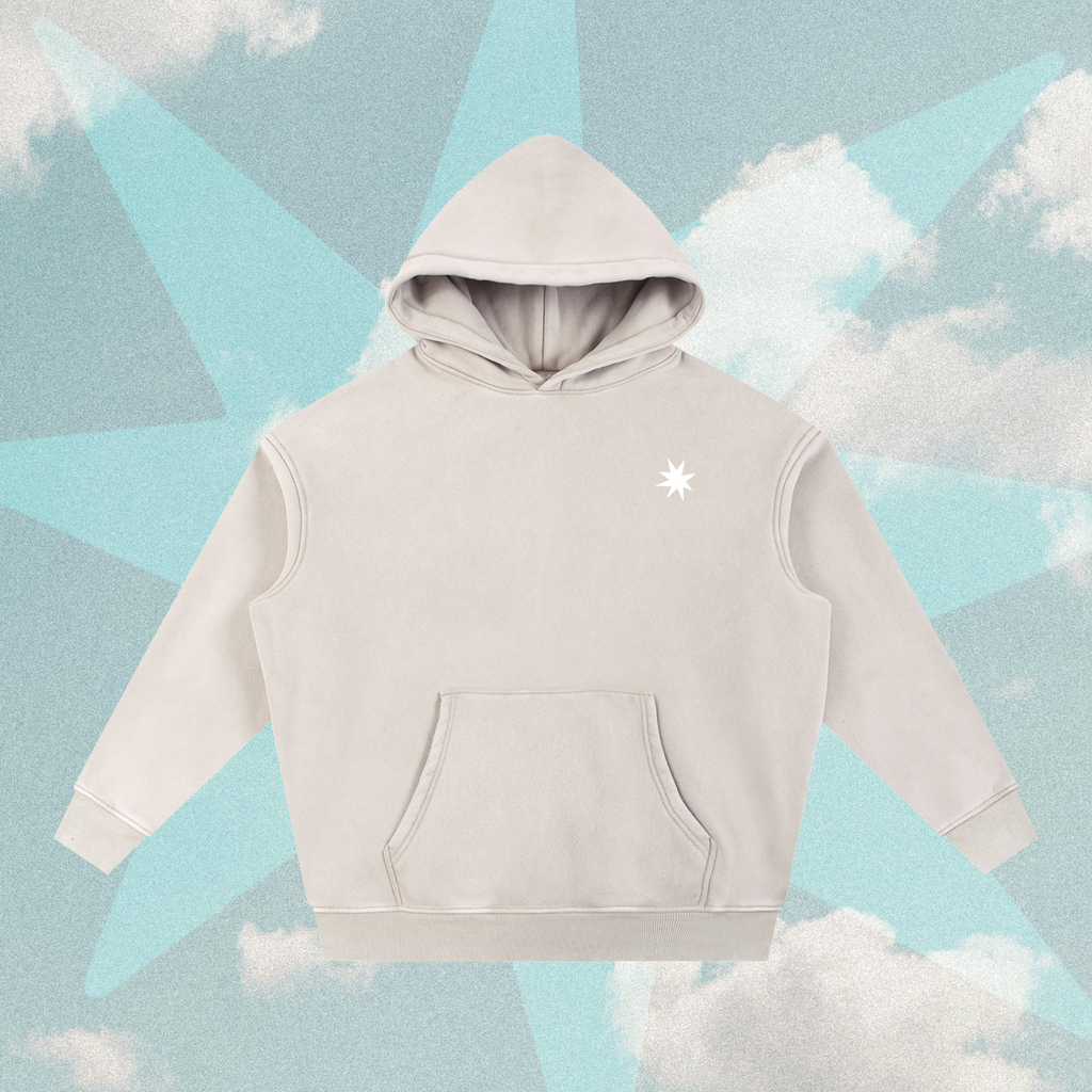 Saint Star Oversized Snow Wash Hoodie
