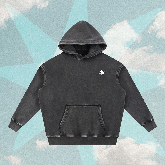 Saint Star Oversized Snow Wash Hoodie — alternate view