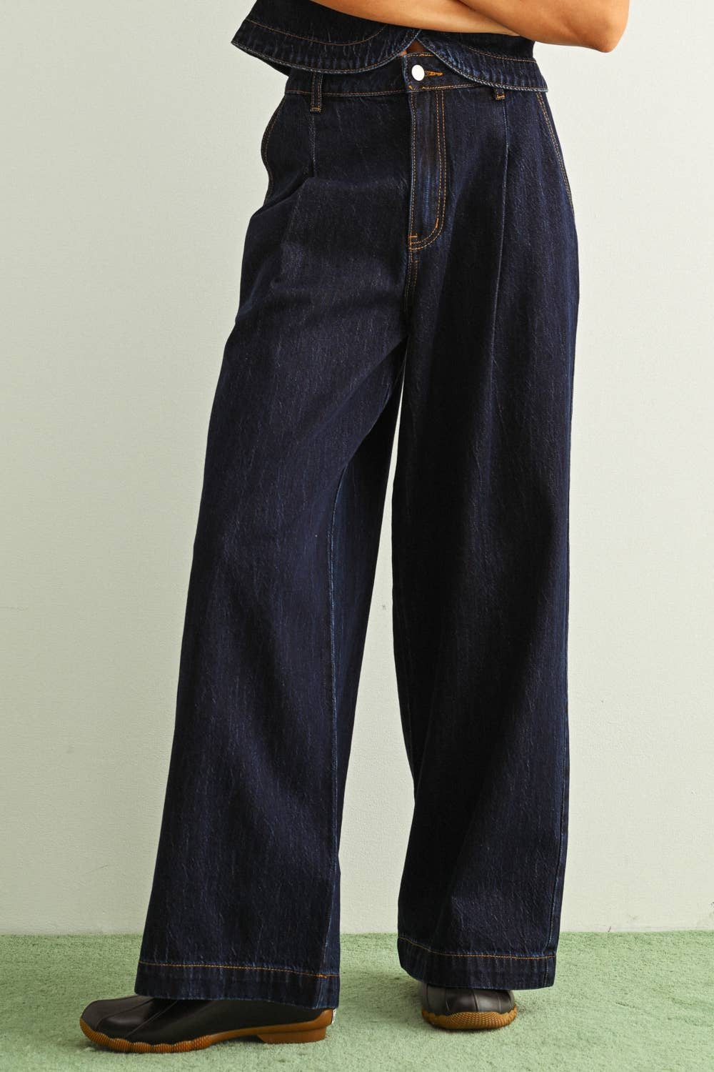 The Hudson Wide Leg Jean