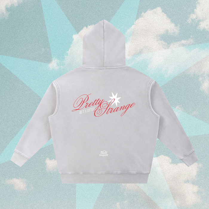Pretty But A Little Strange Oversized Hoodie – Gray