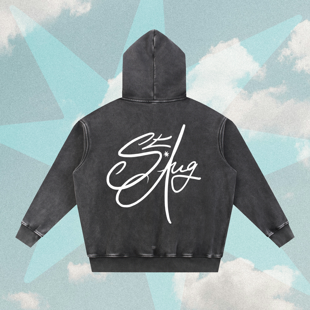 Saint Star Oversized Snow Wash Hoodie