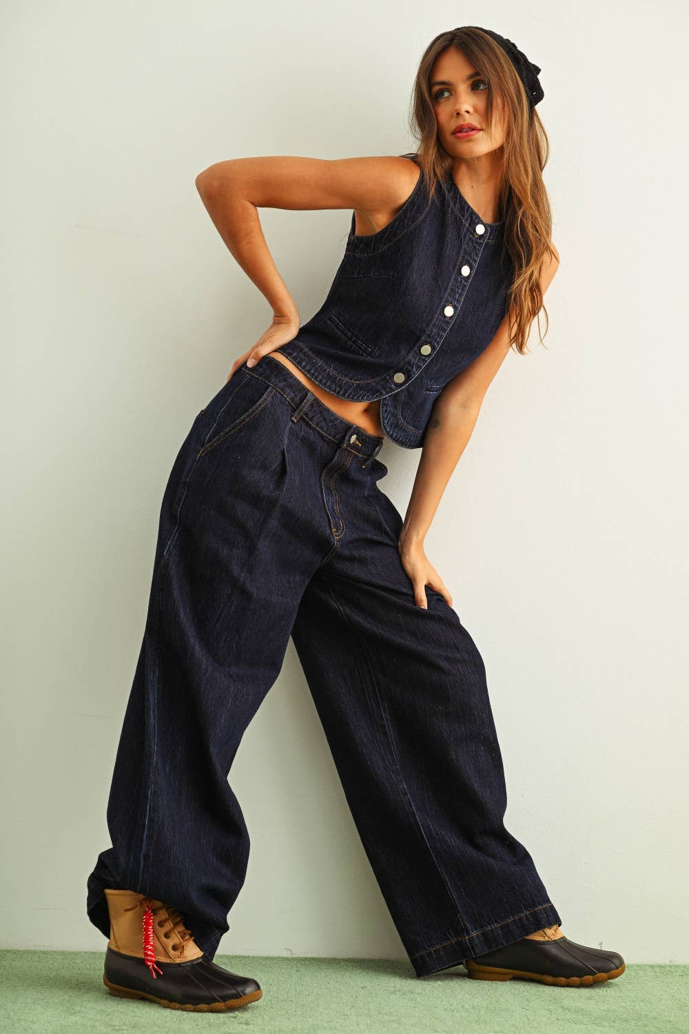 The Hudson Wide Leg Jean
