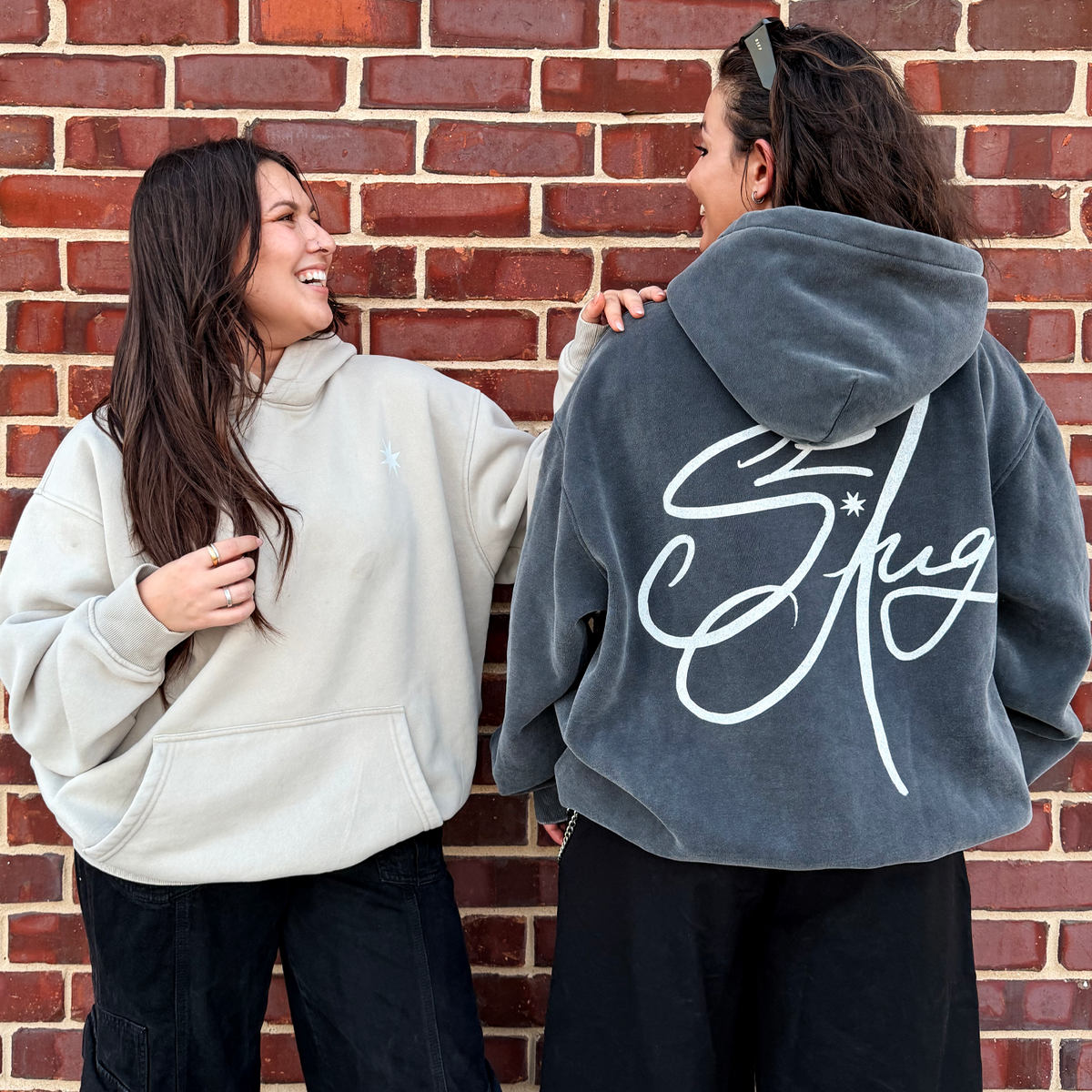 Saint Star Oversized Snow Wash Hoodie